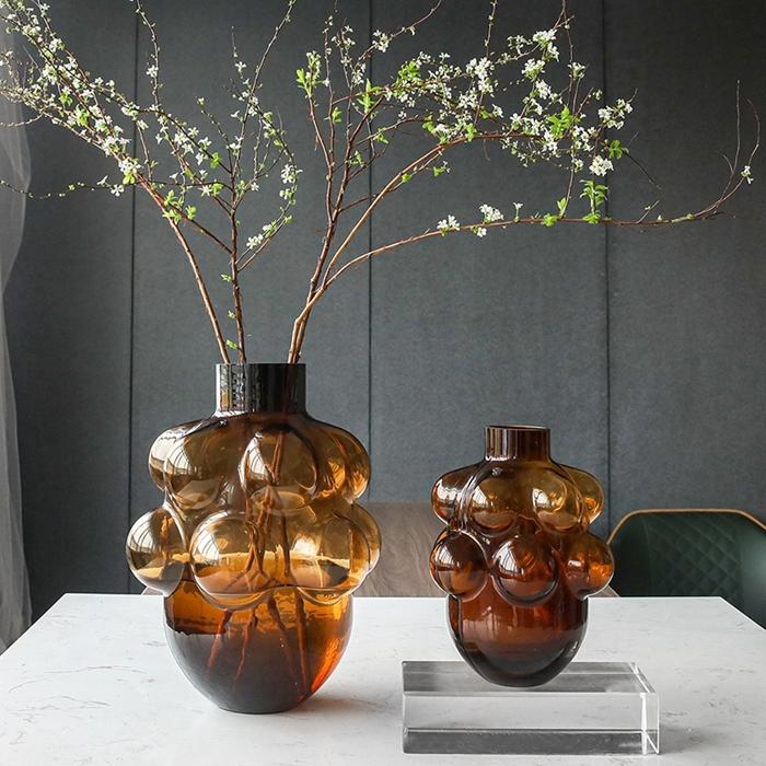 現代幾何学芸術造形 花瓶 おしゃれ ガラス 北欧 フラワーベース 一輪挿し 丸 シンプル ンテリア リビング 寝室 玄関 書斎 窓 オシャレな花瓶 Vase 贈り物 母の日 2330hp040 Ashostore 通販 Yahoo ショッピング