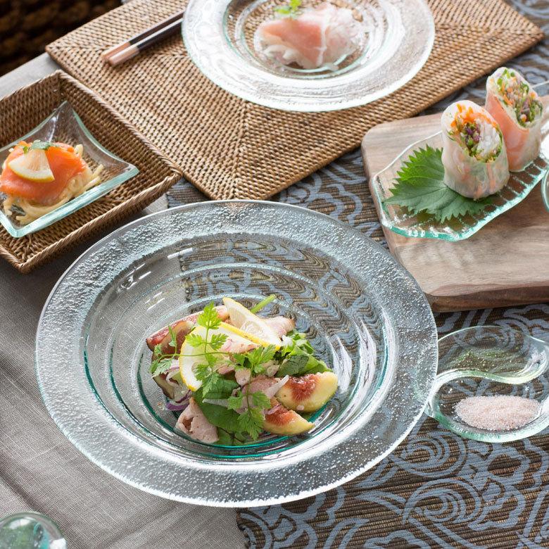 新品未使用　CONTEMPORARY COLLECTION ガラスプレート　大皿 新品未使用 CONTEMPORARY COLLECTION ガラスプレート 大皿 楽天市場