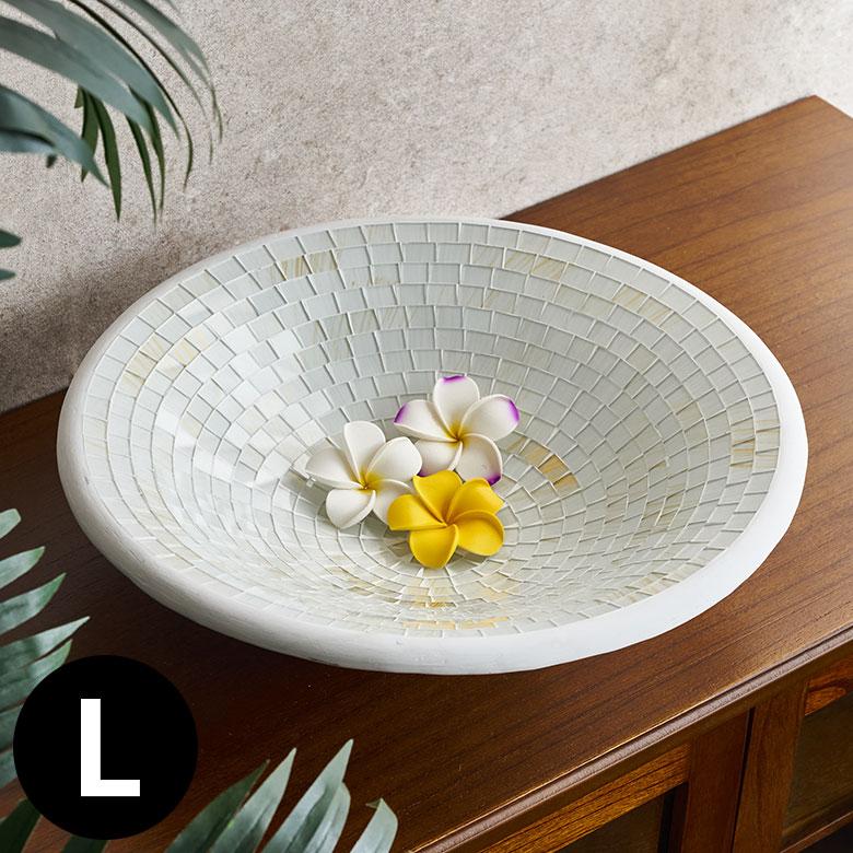 プレート モザイク ガラス タイル Lサイズ 約 40cm