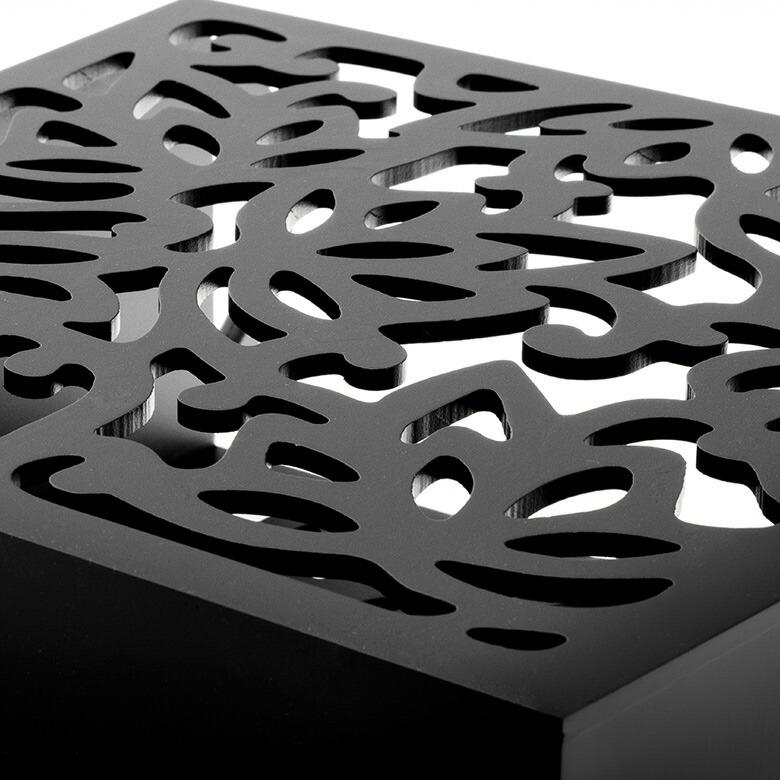 ロータス モチーフ 彫刻アートのマガジンラック 10800 | ブランド登録なし | 02