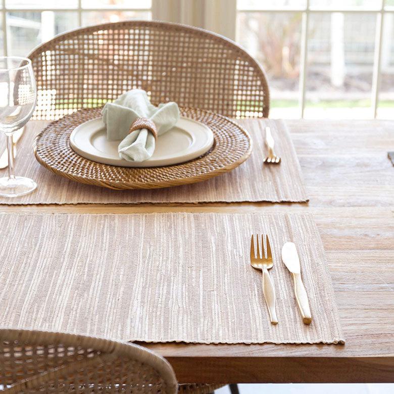 メール便対応 ウォーターヒヤシンスのアジアンランチョンマット ナチュラル 10815 |  | 17