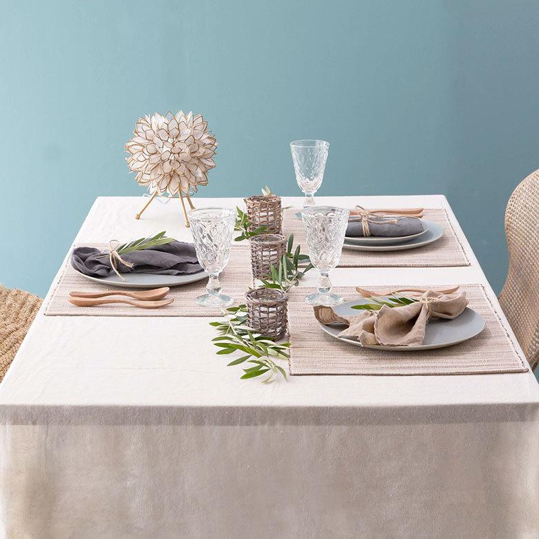 メール便対応 ウォーターヒヤシンスのアジアンランチョンマット ナチュラル 10815 |  | 18