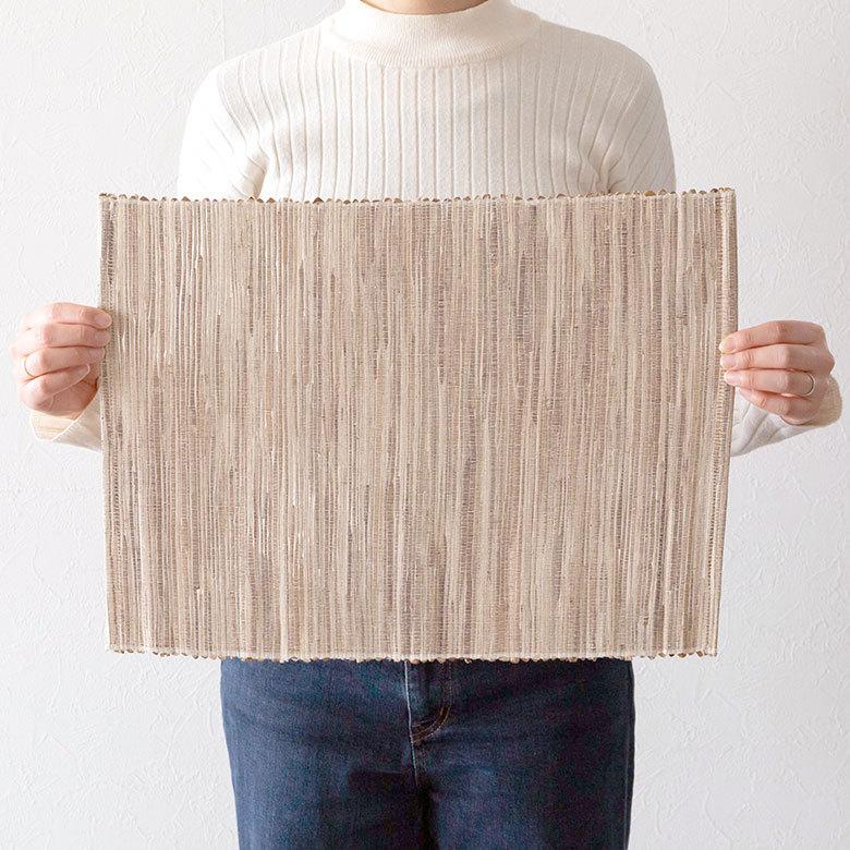 メール便対応 ウォーターヒヤシンスのアジアンランチョンマット ナチュラル 10815 |  | 04