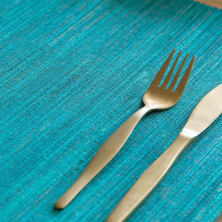 メール便対応 ウォーターヒヤシンスのアジアンランチョンマット