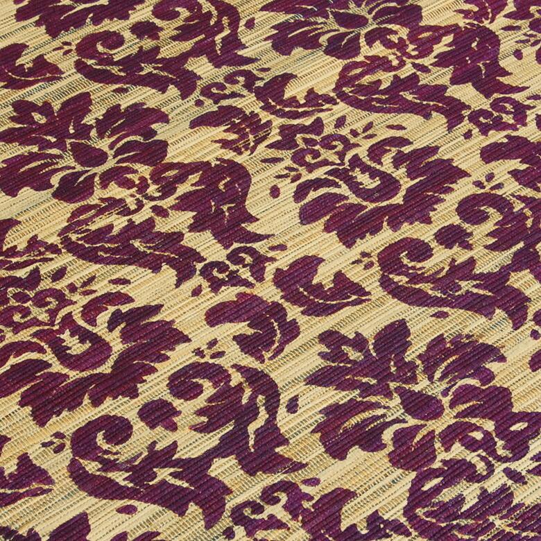 ウォーターヒヤシンス 可愛い模様の テーブルランナー パープル×ナチュラル 10830 |  | 01