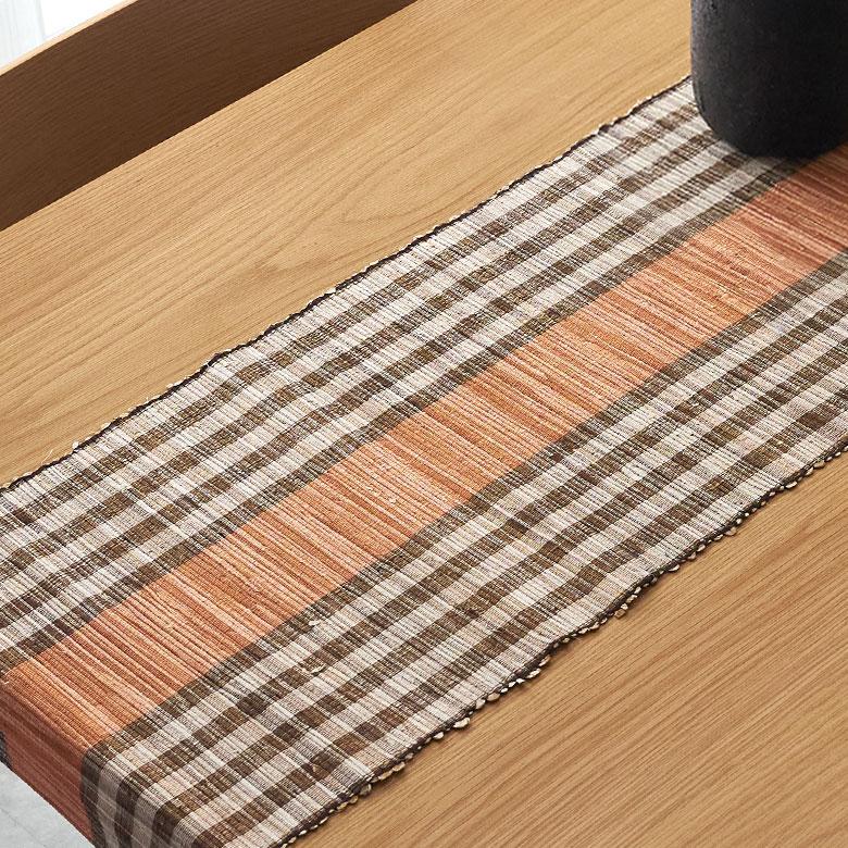 クロス ボーダー 縞模様 ウォーターヒヤシンス 約 長さ 150cm ライナー ダイニング カバー おしゃれ 可愛い 北欧 リゾート 雑貨 インテリア アジアン 10836 | ブランド登録なし