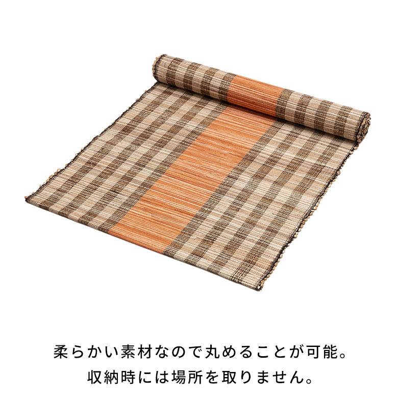 クロス ボーダー 縞模様 ウォーターヒヤシンス 約 長さ 150cm ライナー ダイニング カバー おしゃれ 可愛い 北欧 リゾート 雑貨 インテリア アジアン 10836 | ブランド登録なし | 17