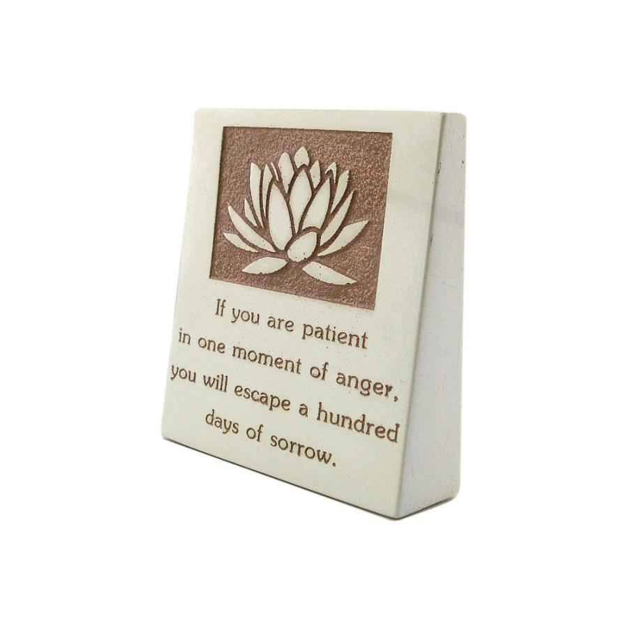 蓮の花をモチーフにしたモニュメント[65840]【雑貨 アジア雑貨