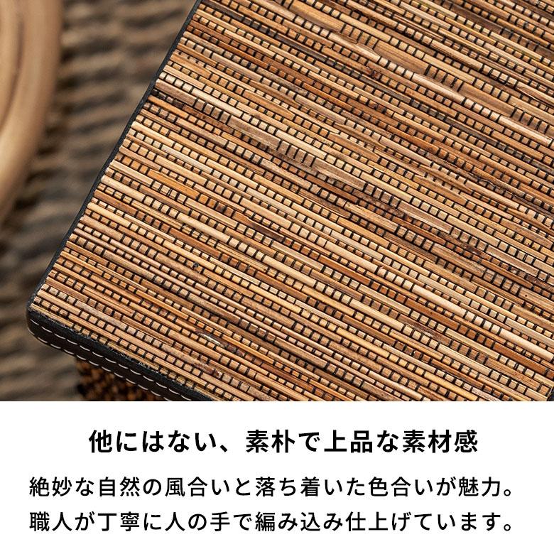 収納ボックス パームリディ フタ付き 折りたたみ 約 W 19 × D 29 × H 11 cm S6 天然素材 フェイクレザー 整理 ケース モジュール かご バスケット 11365 | ブランド登録なし | 04
