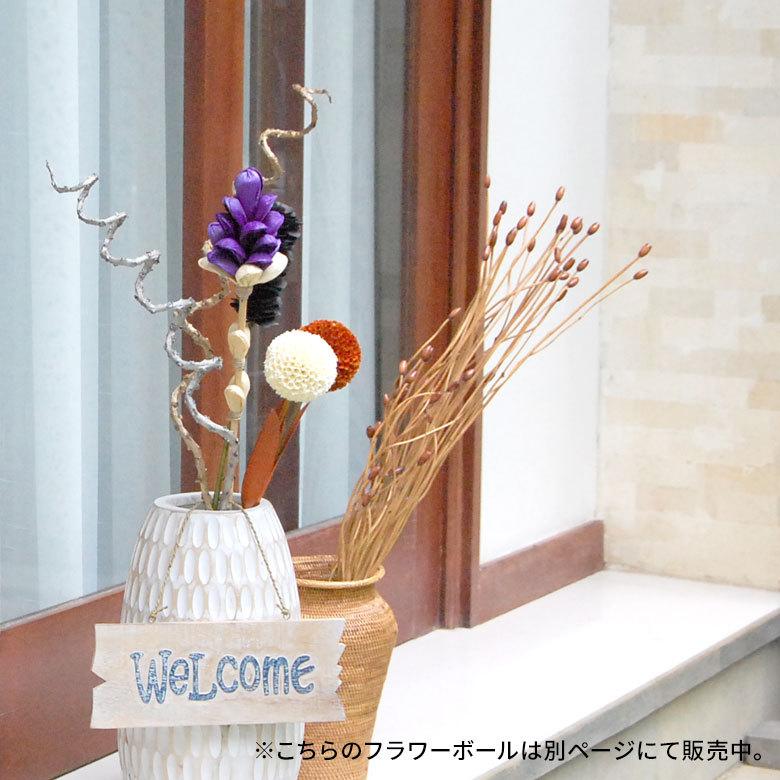 ヤシの葉 ボールフラワーオブジェ グリーン色 11592 |  | 05