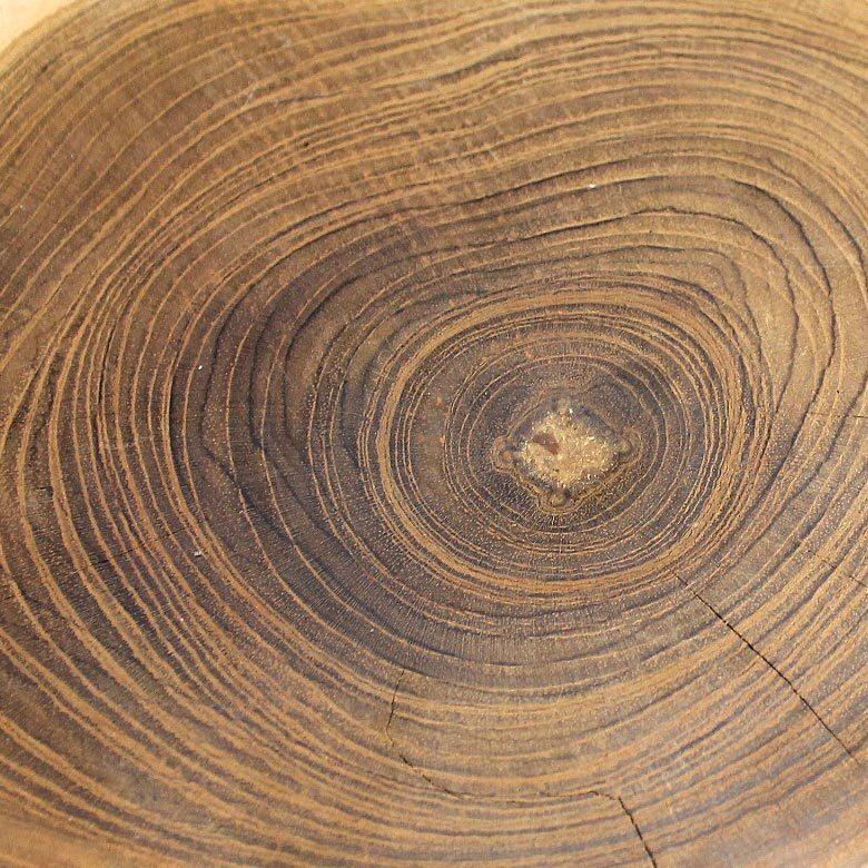 チークウッドのリバーシブルトレイ M-約8cm 約15.0×8.0cm 11821b