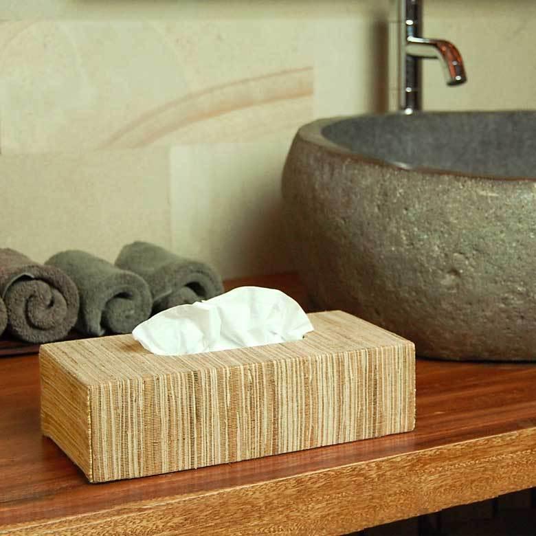 ティッシュケース 壁掛け 吊り下げ ウォーターヒヤシンス製 ナチュラル 13699 |  | 13