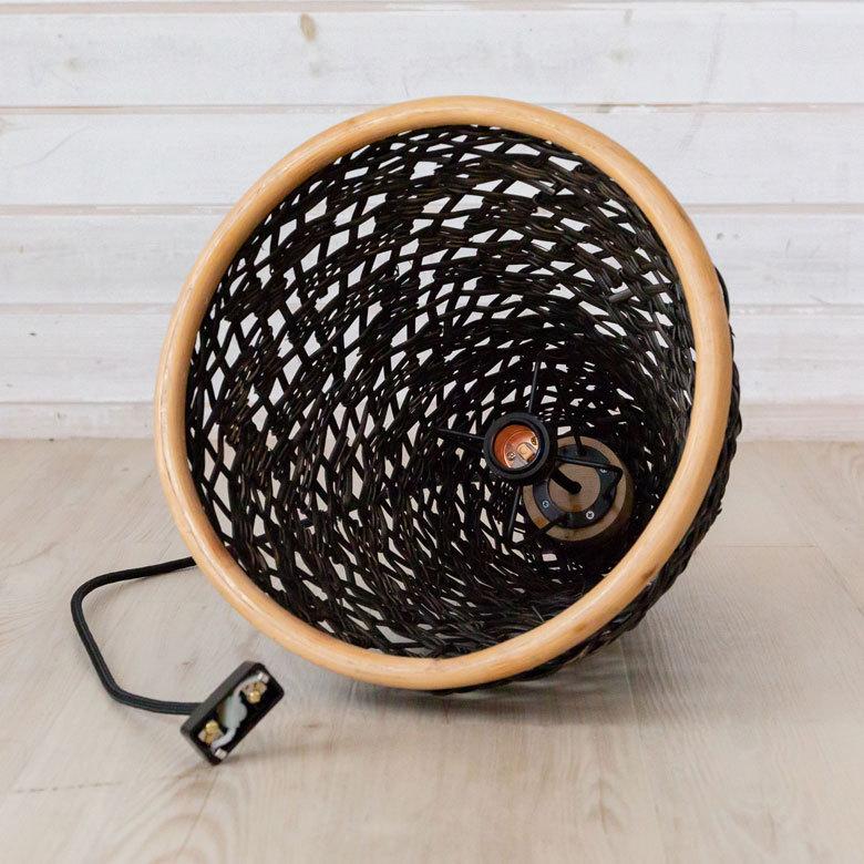 ペンダントランプシェード ラタン製 ラウンドAタイプ 1灯 口金26 60W LED 対応 径33cm 高さ36cm 13719 |  | 11