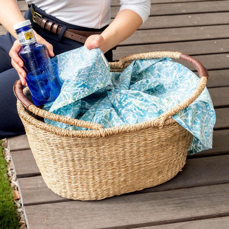 メール便対応 風呂敷 二巾 バティック 布 さらさ 更紗 インドネシア