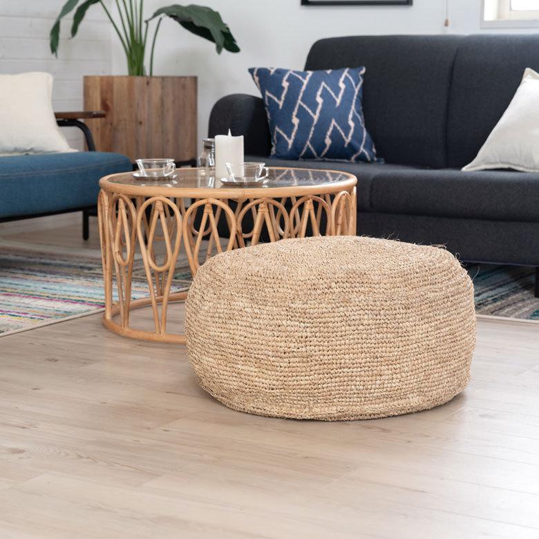 フロアクッション ラフィア 約 W 70 × H 32 クッション 座布団 13881 |  | 11