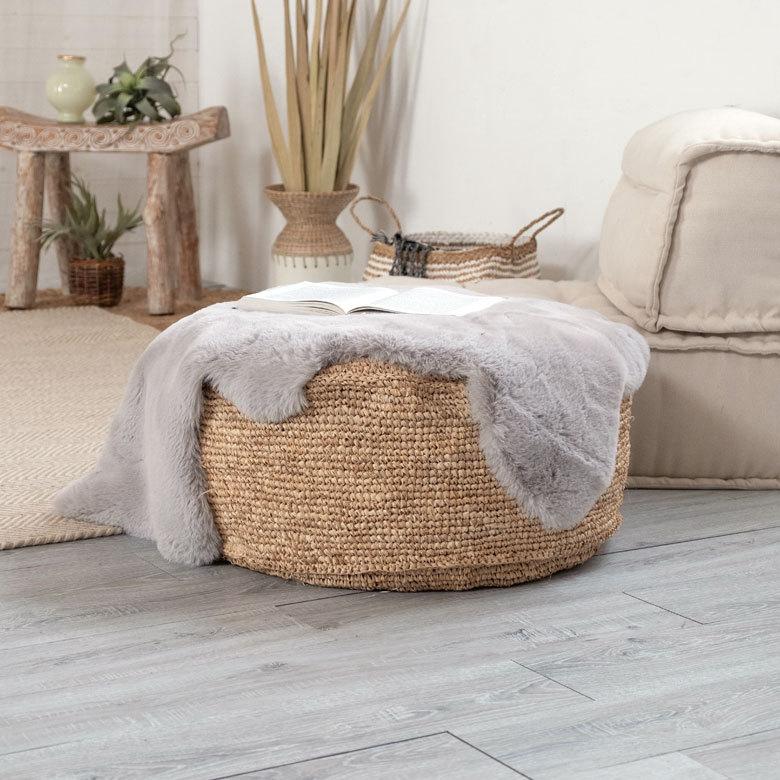 フロアクッション ラフィア 約 W 70 × H 32 クッション 座布団 13881 |  | 14