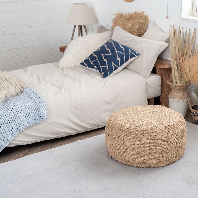 フロアクッション ラフィア 約 W 70 × H 32 クッション 座布団 13881 |  | 03