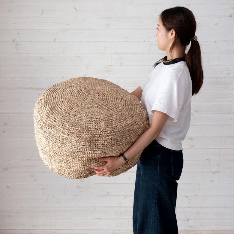 フロアクッション ラフィア 約 W 70 × H 32 クッション 座布団 13881 |  | 04