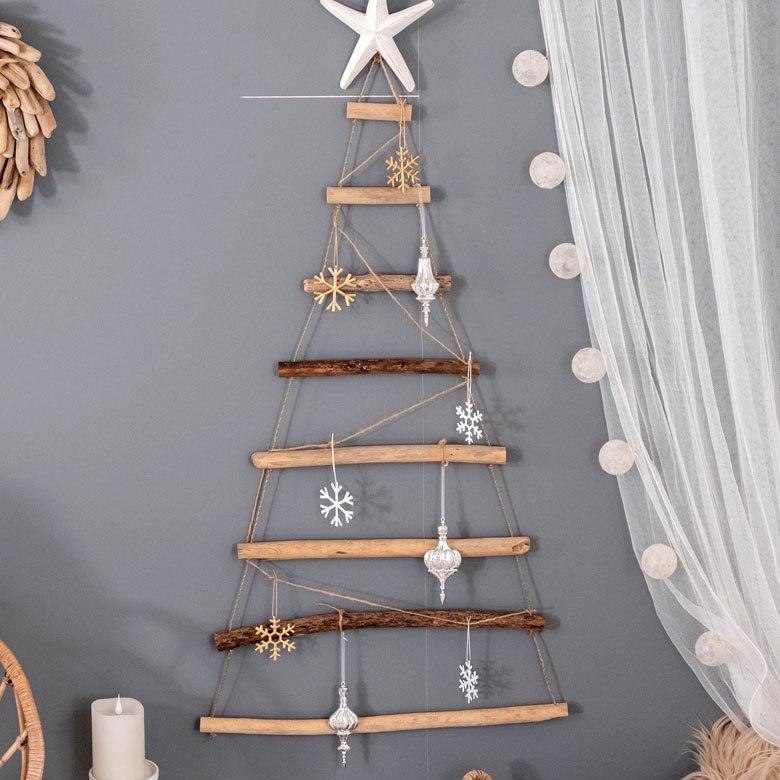 流木ツリー ウォールツリー クリスマスツリー 壁掛け ウォール