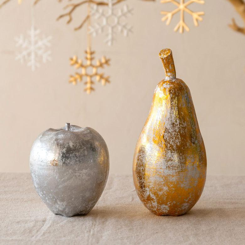 オブジェ ウッド 木製 木彫り 天然木 アップル りんご フルーツ