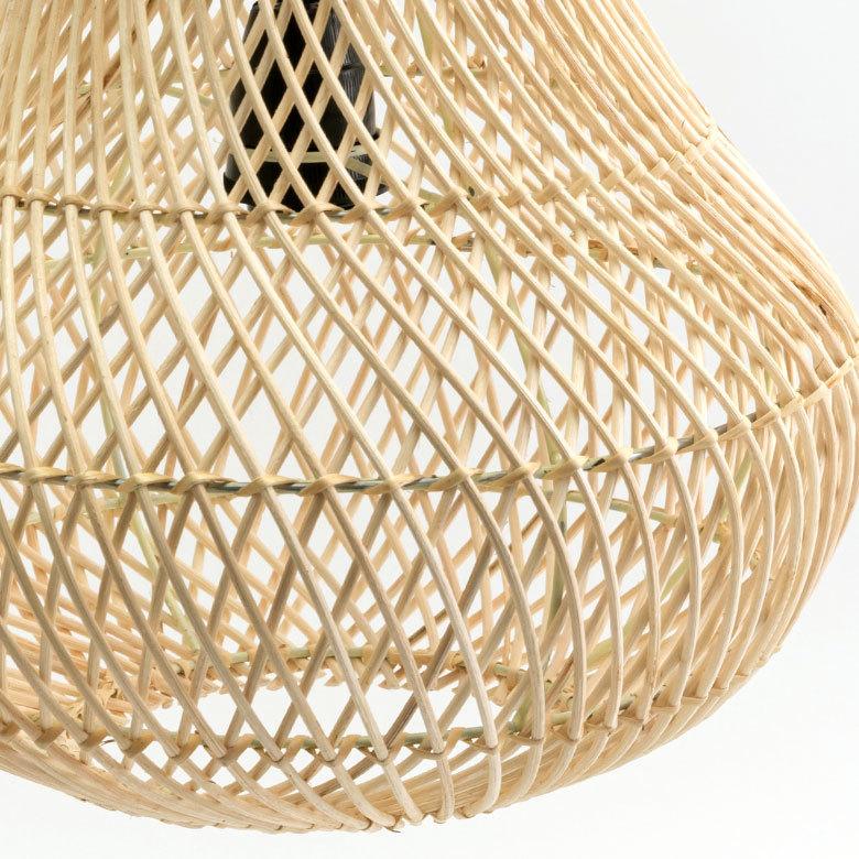 ランプシェード ペンダントランプ 照明 ラタン 籐 ランプ ライト