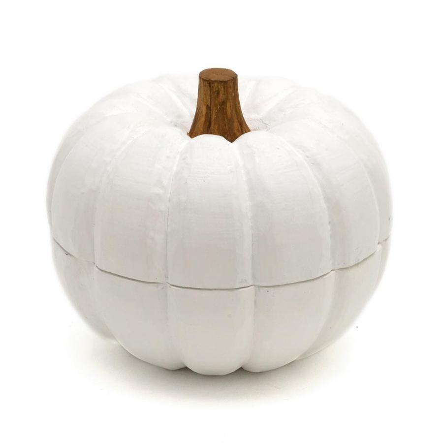 オブジェ パンプキン特大サイズ ホワイト 白 ハロウィン クリスマス W 16cm H 18cm D 20cm 13965 |  | 19