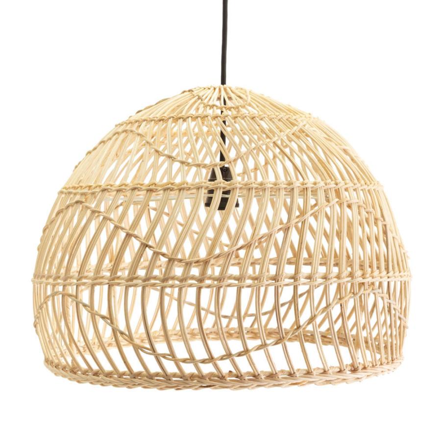 ランプシェード ペンダントライト 照明 ラタン 籐 1灯 口金E26 60W LED対応 約 径 46cm 高さ 35cm 13982-na |  | 20