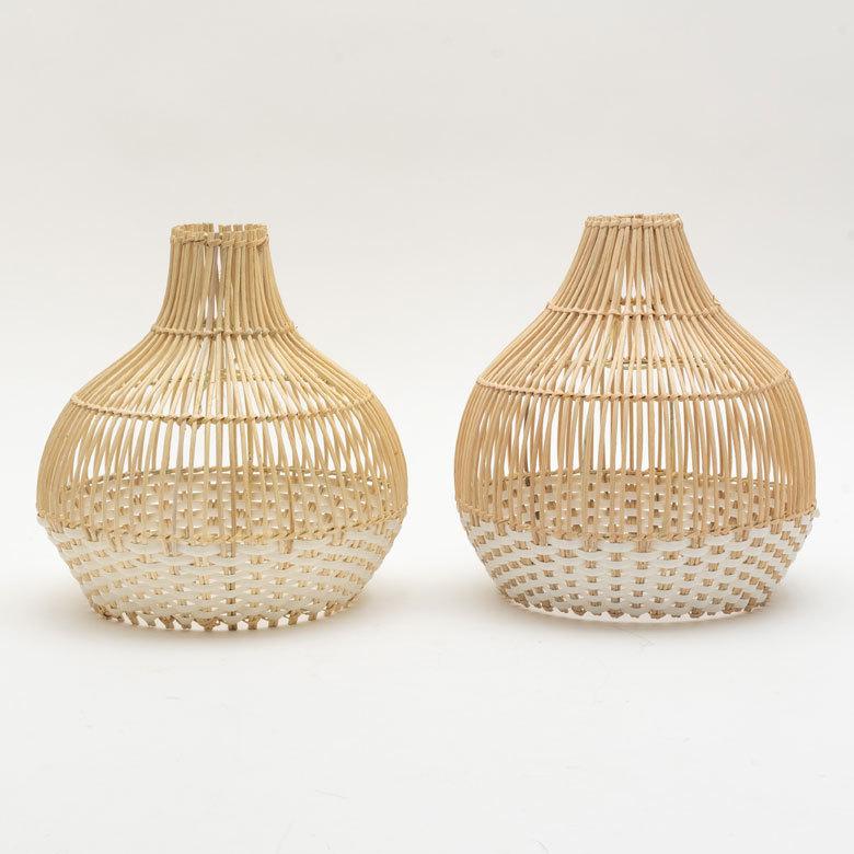 ペンダント ライト ランプ シェード 照明 器具 ラタン 籐 1灯 口金E26