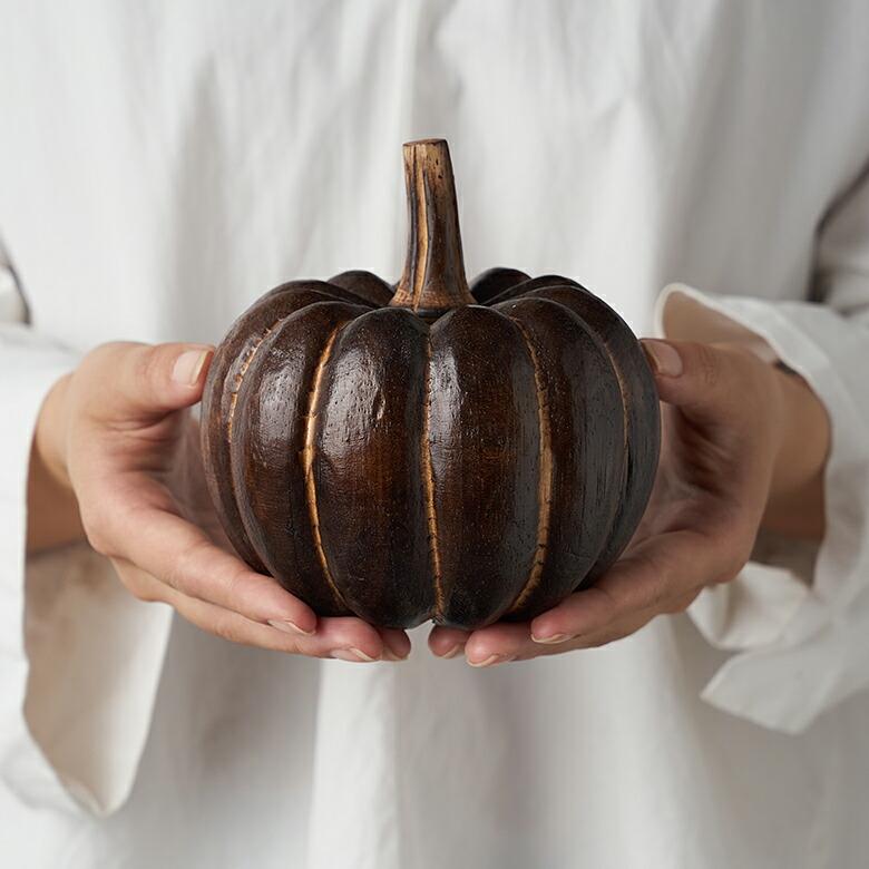 オブジェ パンプキン Mサイズ ベイクド ハロウィン クリスマス  デコレーション 飾り 装飾 置物 かぼちゃ インテリア 北欧 リゾート アジアン 雑貨 14022 |  | 16