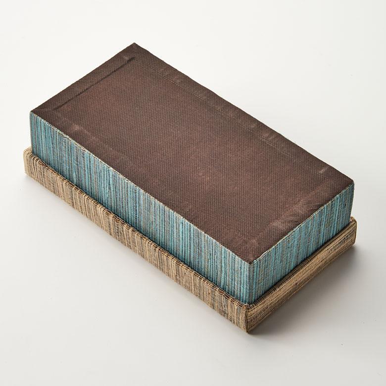 ティッシュ ケース ふた付 ボックス カバー ウォーターヒヤシンス ブルー ピンク W 27cm D 13.5cm H 7.5cm ホルダー おしゃれ 北欧 バリ アジアン 雑貨 14026 | ブランド登録なし | 19