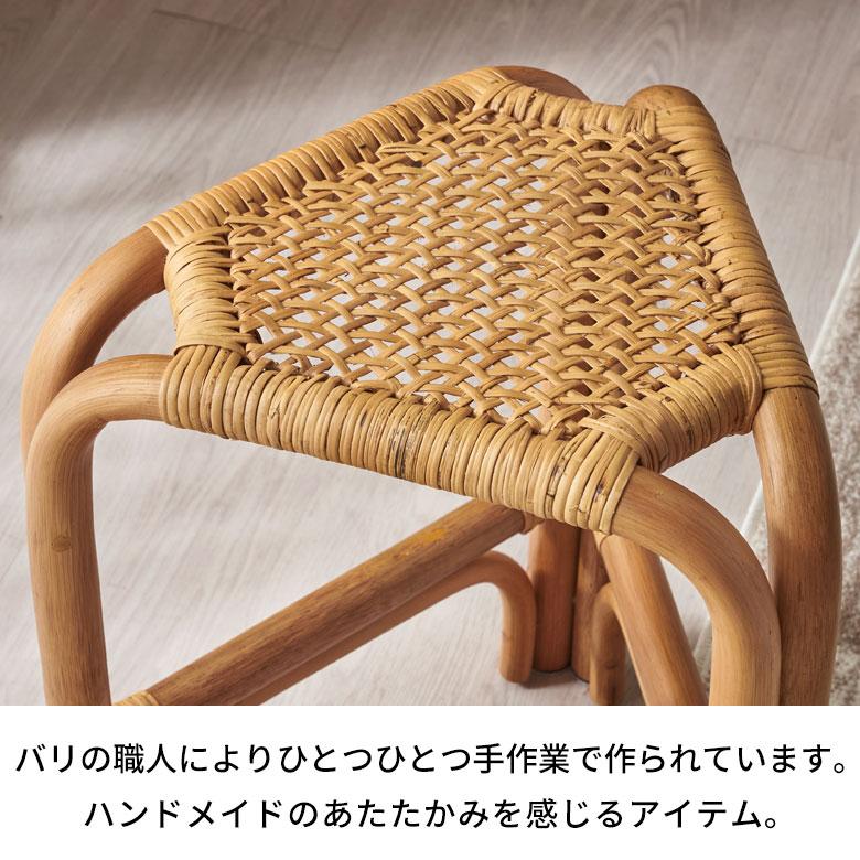 ラタンスツール ラタンイス バリ島シーグラススツール ラタンスツール
