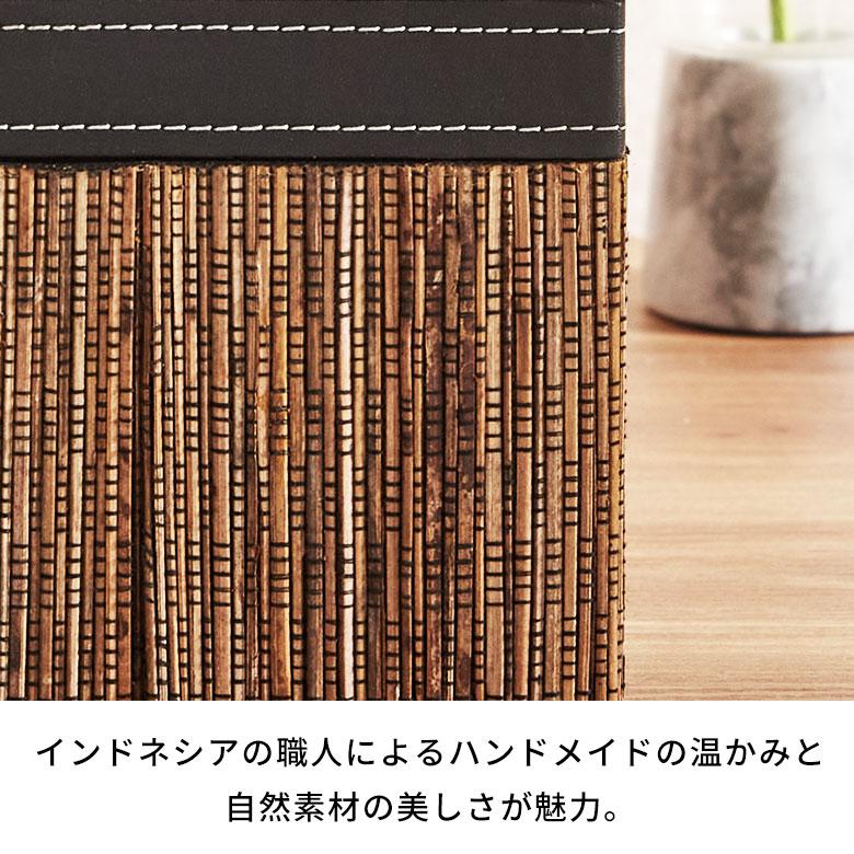 ティッシュケース 蓋付き 厚型対応 箱 ティッシュカバー パームリディ 合皮 レザー ソフトパック Lサイズ 深型 ボックス ティッシュ 14071 | ブランド登録なし | 03