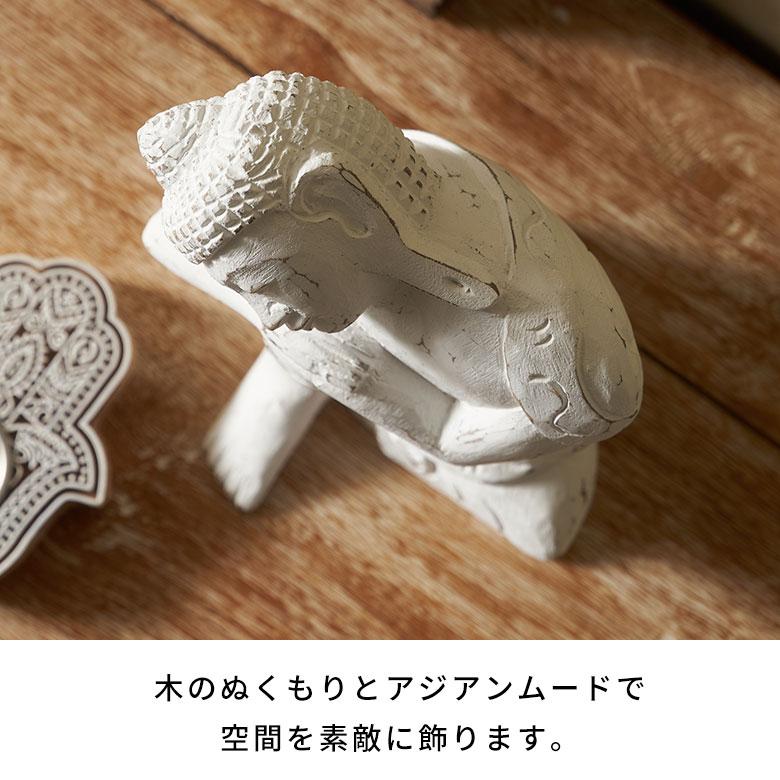 オブジェ 仏 陀 ブッダ 像 置 物 飾り 装飾 天然 木 製 ウッド