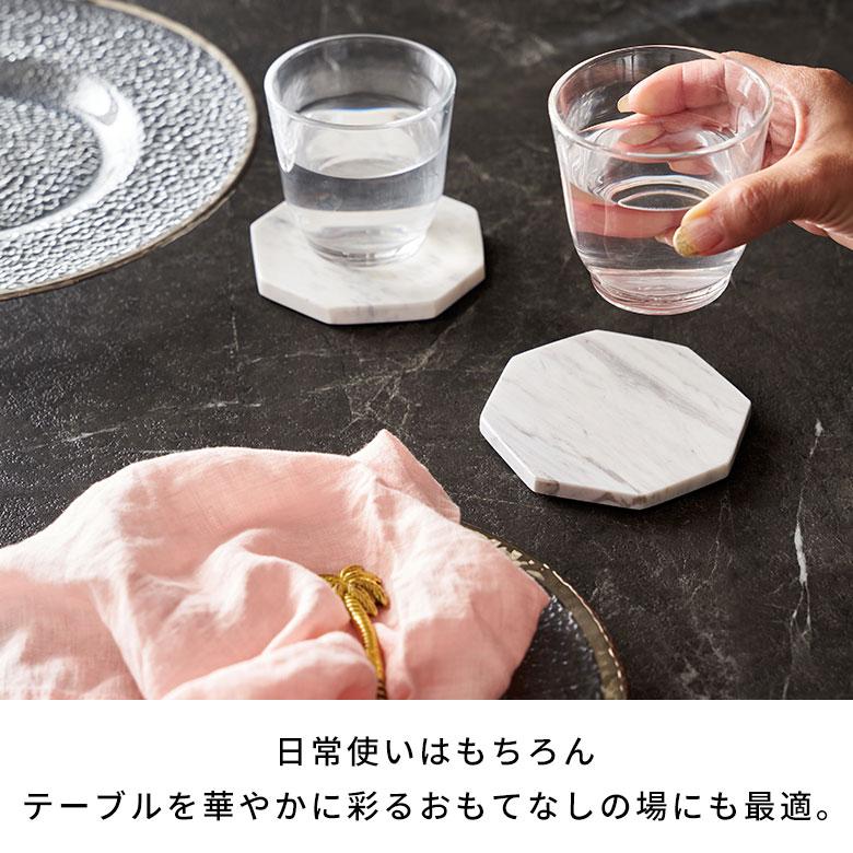 コースター おしゃれ アクセサリートレイ 置物 八角 小物置き トレー