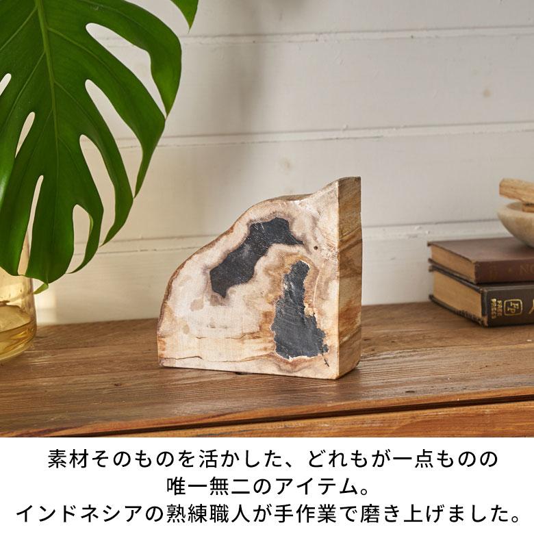 ブックエンド おしゃれ 本立て 卓上 石 ブックスタンド ストーン