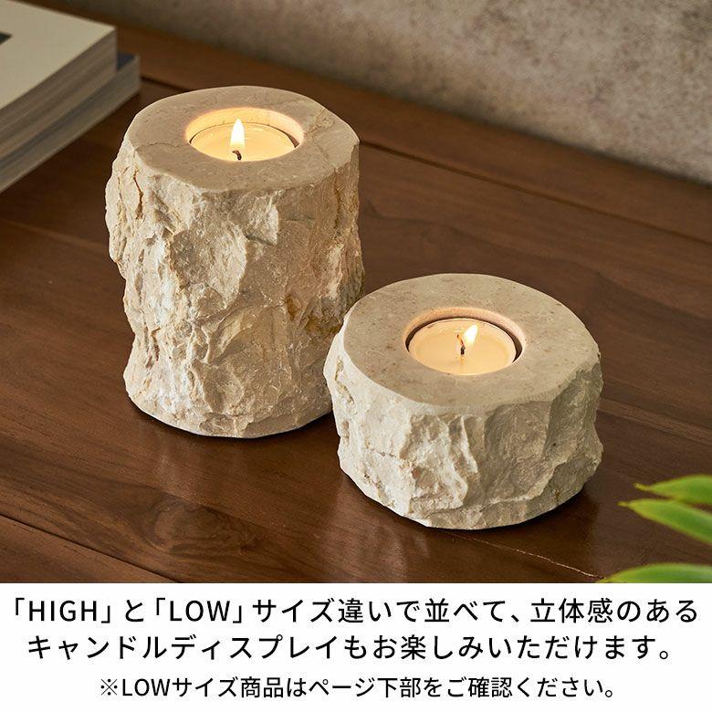 キャンドルホルダー おしゃれ 大理石 ろうそく立て 蝋燭立て テーパー