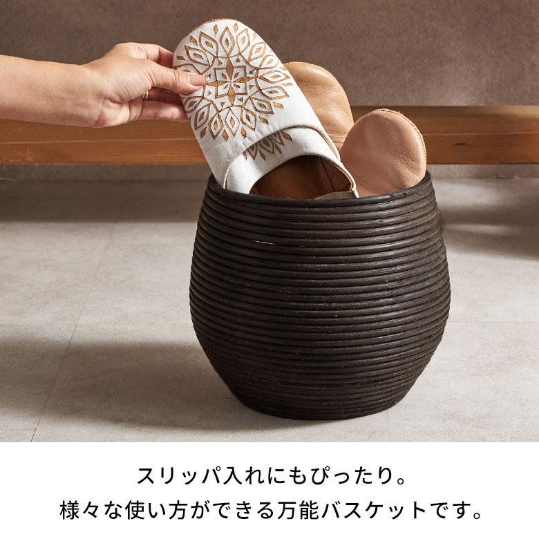 5号 鉢カバー ラタン プランターカバー 植木鉢カバー プランター