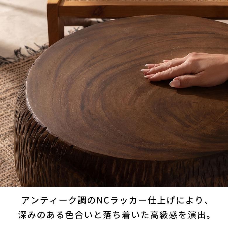 サイドテーブル コーヒーテーブル 丸 木製 テーブル ナチュラル