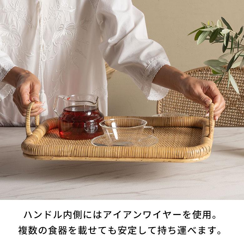 お盆 トレー おしゃれ 北欧 韓国 トレイ 持ち手 持ち手付き 配膳トレー