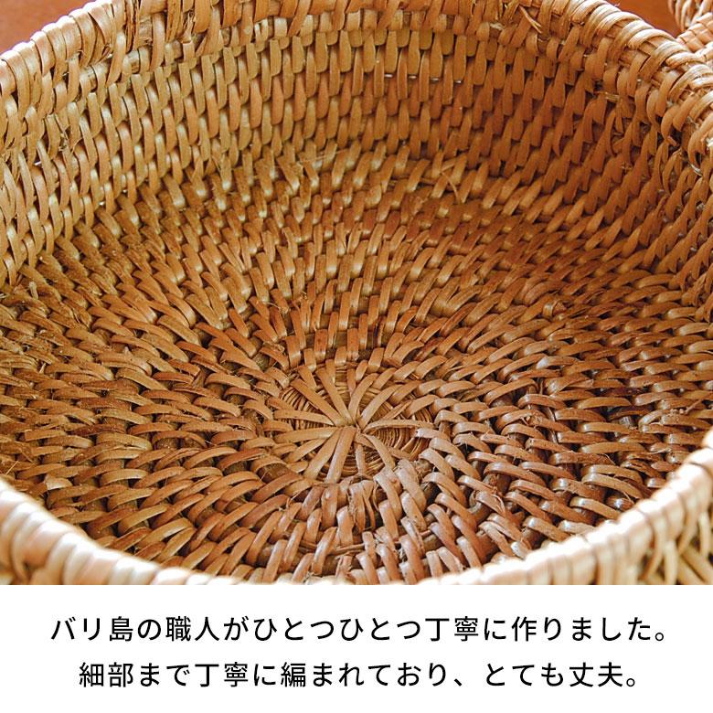 アタ 仕切り バスケット かご アタかご製 バスケットLサイズ｜バリ雑貨とアタ製品・アタバッグの