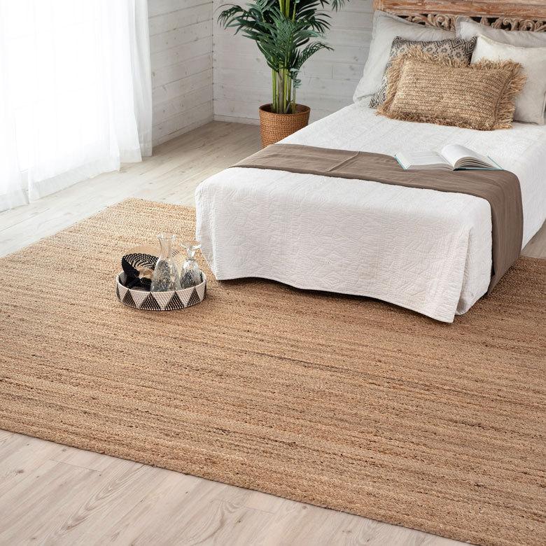 ラグ スクエア 長方形 ジュートラグ 約 W 200cm D 250cm 2cm ナチュラル ベージュ 34438 |  | 10