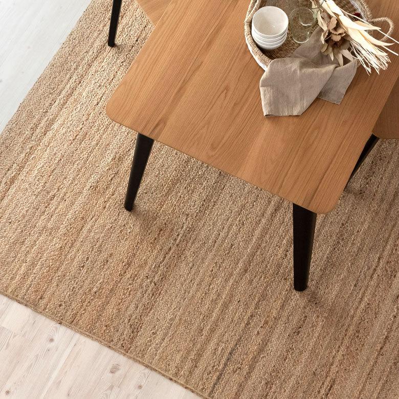 ラグ スクエア 長方形 ジュートラグ 約 W 200cm D 250cm 2cm ナチュラル ベージュ 34438 |  | 15