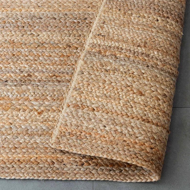 ラグ スクエア 長方形 ジュートラグ 約 W 200cm D 250cm 2cm ナチュラル ベージュ 34438 |  | 09