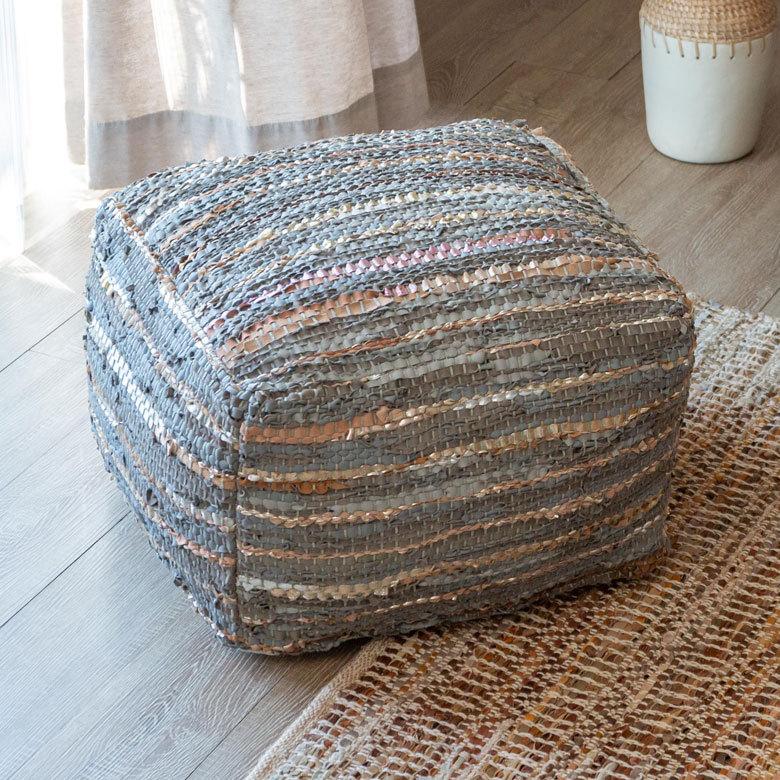 プフ クッション オットマン スツール グレー raha W 55cm D 55cm H 37cm 34442-gy |  | 11