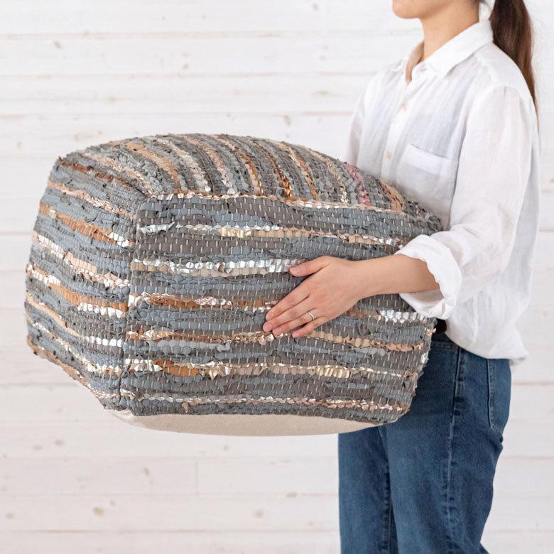 プフ クッション オットマン スツール グレー raha W 55cm D 55cm H 37cm 34442-gy |  | 08