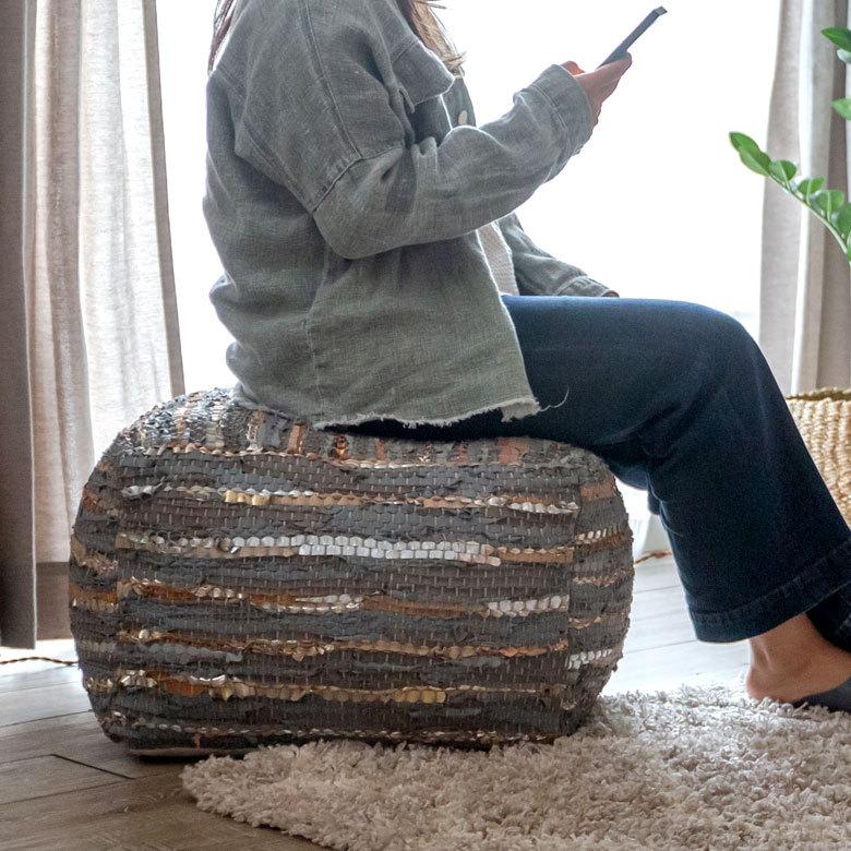 プフ クッション オットマン スツール グレー raha W 55cm D 55cm H 37cm 34442-gy |  | 09