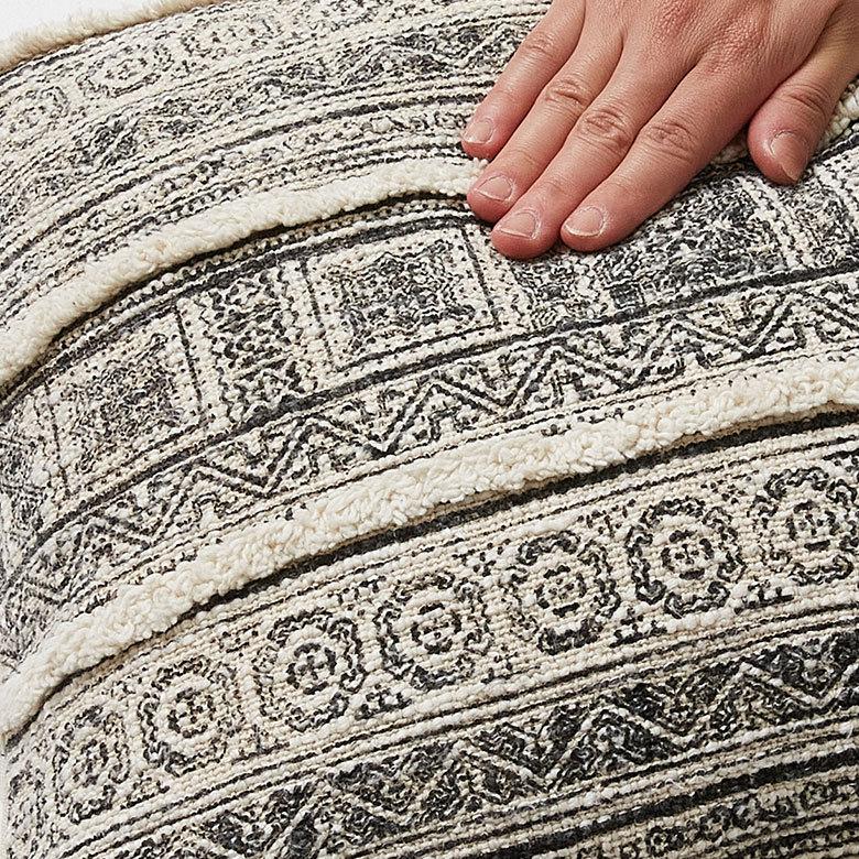 クッションカバー コットン ウーブンプリント 45×45cm タッセル付き Raha ラーハ 34475 |  | 06