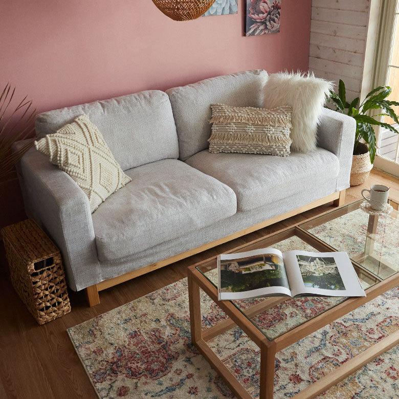 クッションカバー コットン ハンドルーム 手織り 30×50cm フリンジ デザイン アイボリー Raha ラーハ 34478 |  | 10