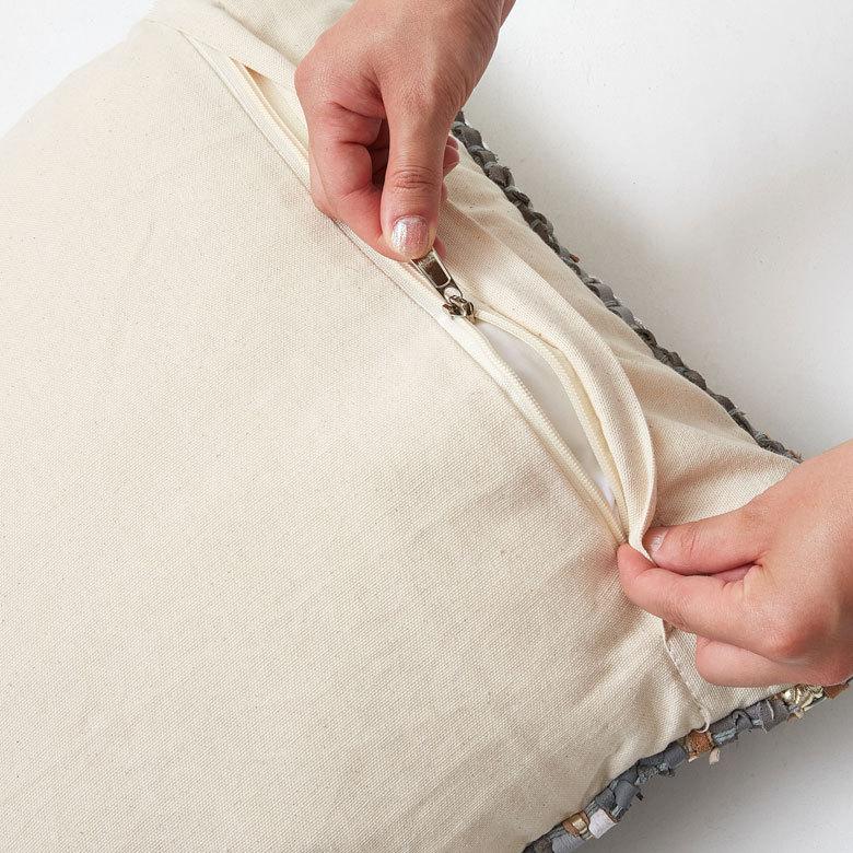 クッションカバー インド マルチカラー ボーダー Raha ラーハ 34488-gy |  | 12