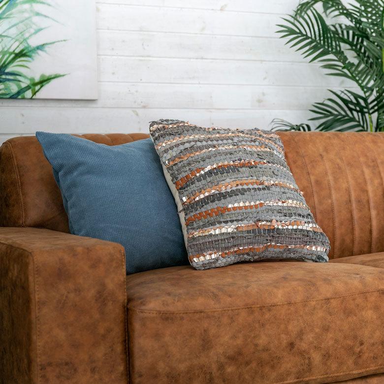 クッションカバー インド マルチカラー ボーダー Raha ラーハ 34488-gy |  | 13